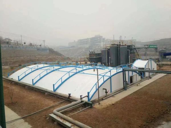 膜结构污水池